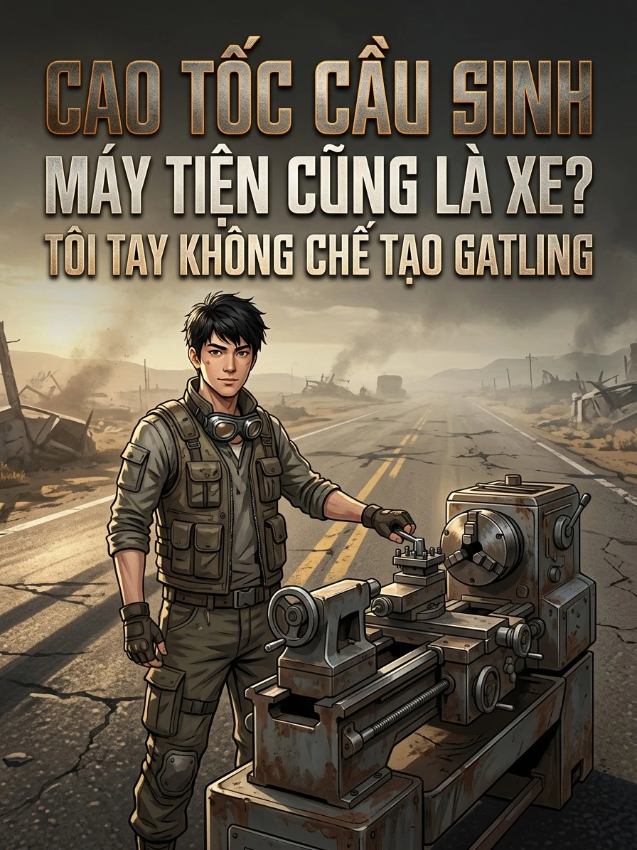 Cao Tốc Cầu Sinh: Máy Tiện Cũng Là Xe? Tôi Tay Không Chế Tạo Gatling