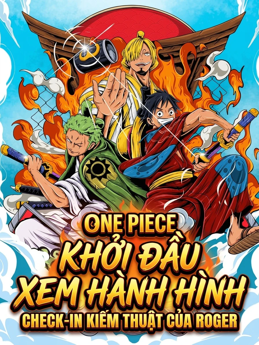 One Piece: Khởi Đầu Xem Hành Hình, Check-In Kiếm Thuật Của Roger